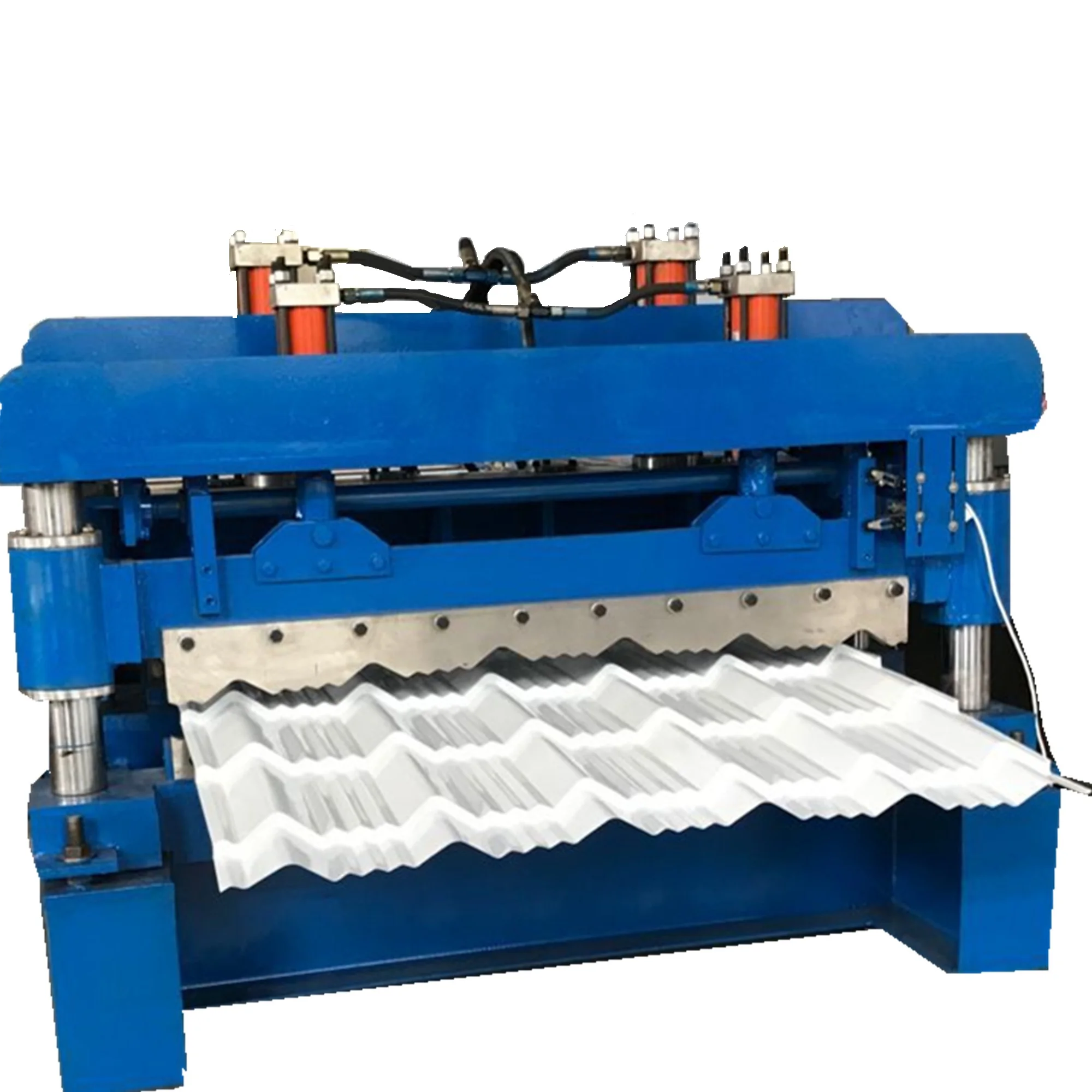 Color Metal Glazed Tile Roofing Sheet Making Machine With 3d Effect