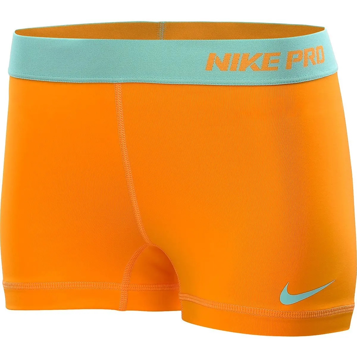 orange nike pro spandex