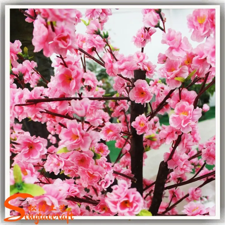 Cheaper Artificial Small Cherry Blossom Tree Flower Bonsai For