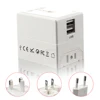 AC DC Adapter Power Charger wholesale Universal World Travel Adapter with 2 usb port charger