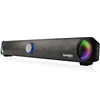 PC computer tablet laptop LED home soundbar subwoofer multimedia stereo speaker with headphone mic jack for CE FCC ROHS