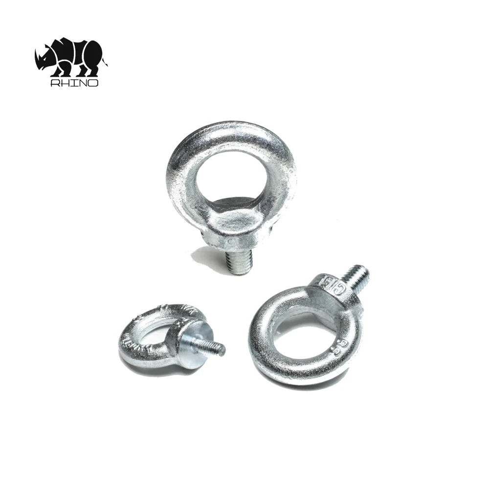 Rigging Hardware Metric Thread Carbon Steel Zinc Plated M3 M16 Din 580 Lifting Swivel Oval Eye