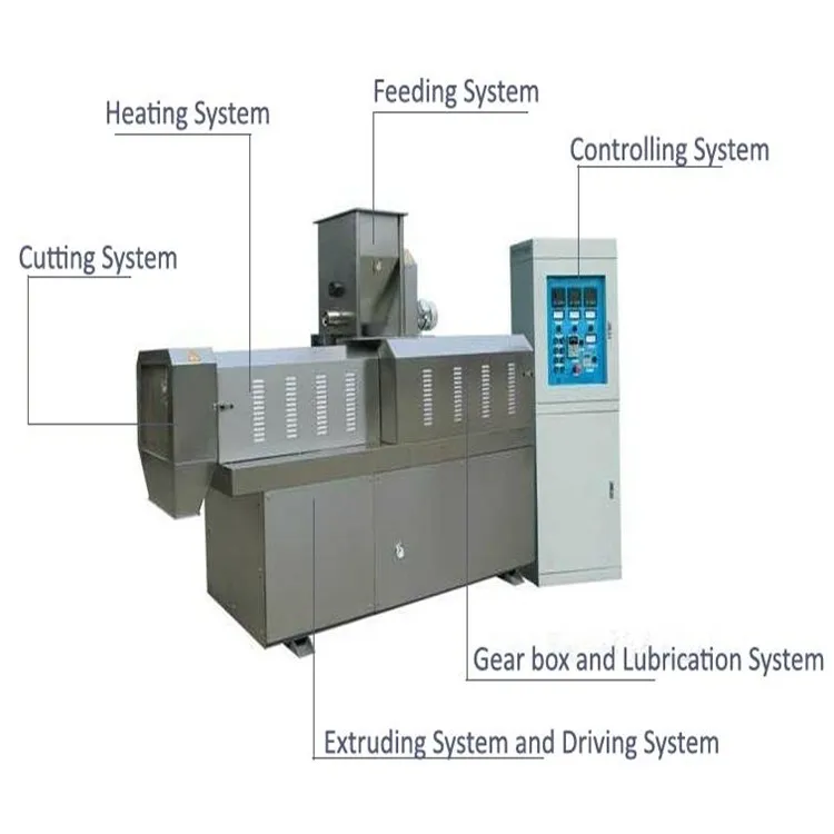 Industrial Automatic Artificial Rice Couscous Extruder Processing