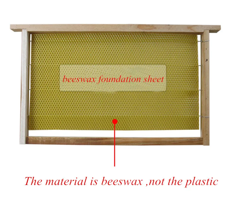 Bulk Beeswax Foundation Sheet For Bee Frames From Pure