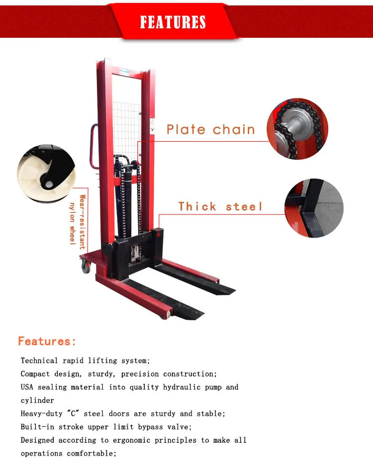 Manual Price High Capacity Hand Forklift - Buy Hand Forklift,Price Hand ...