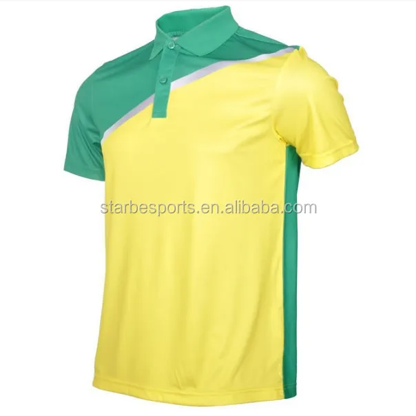 yellow golf t shirt