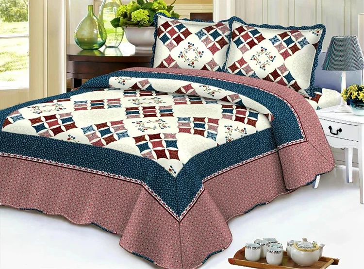 Home Hotel Christmas Quilts For Sale Twin Fitted Patchwork Quilt Buy