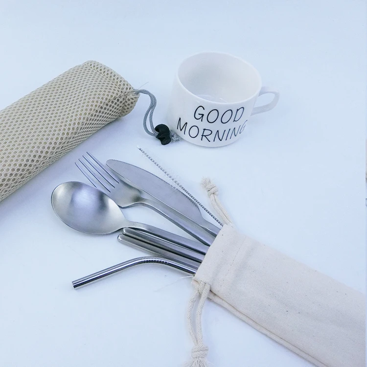 Ecofriendly,Reusable,Durable Stainless Steel Travel Cutlery Set Buy