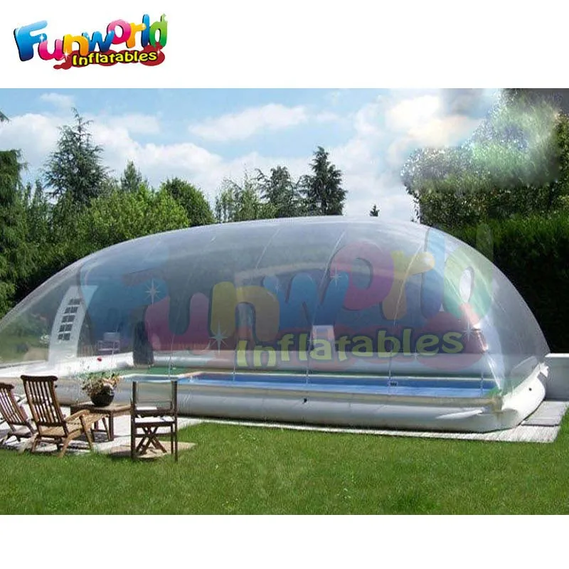 inflatable pool cover dome