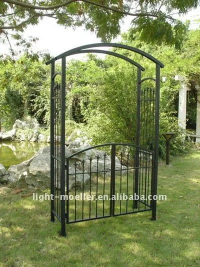 Wrought Iron Garden Arch With Gate Lmgrg 51000 Buy Wrought Iron