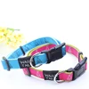 Hot sale design printed dog collar with custom label