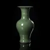 antique handcrafted ceramic celadon vase for collection