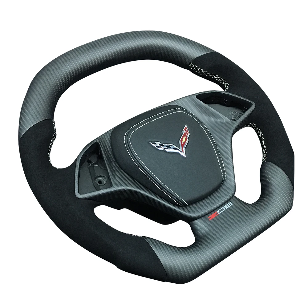 Customized Carbon Fiber Classic Steering Wheel For Chevrolet Corvette