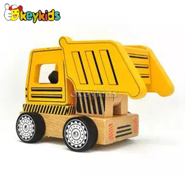 2016 Wholesale Baby Wooden Bucket Truck Toy,Fashion Kids Wooden Bucket