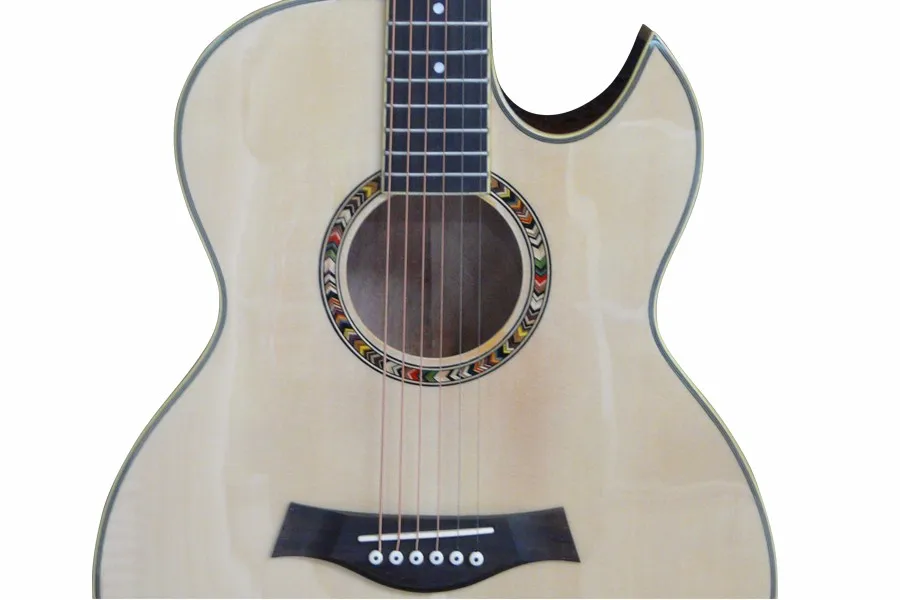40" cutaway acoustic electric guitar with 4 band eq (af4a8ce)