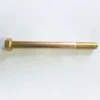 Hot dip galvanized hex head cap screw with hole clevis bolt