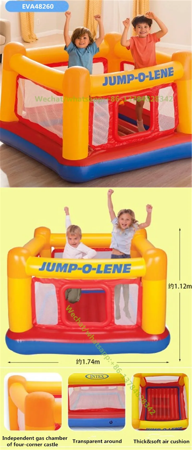 inflatable pool trampoline