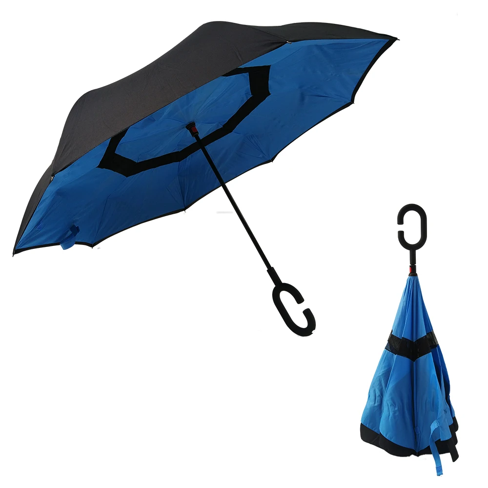 Uv Outdoor Restaurant Anti Drip Royal Blue Magic Kazbrella Umbrella
