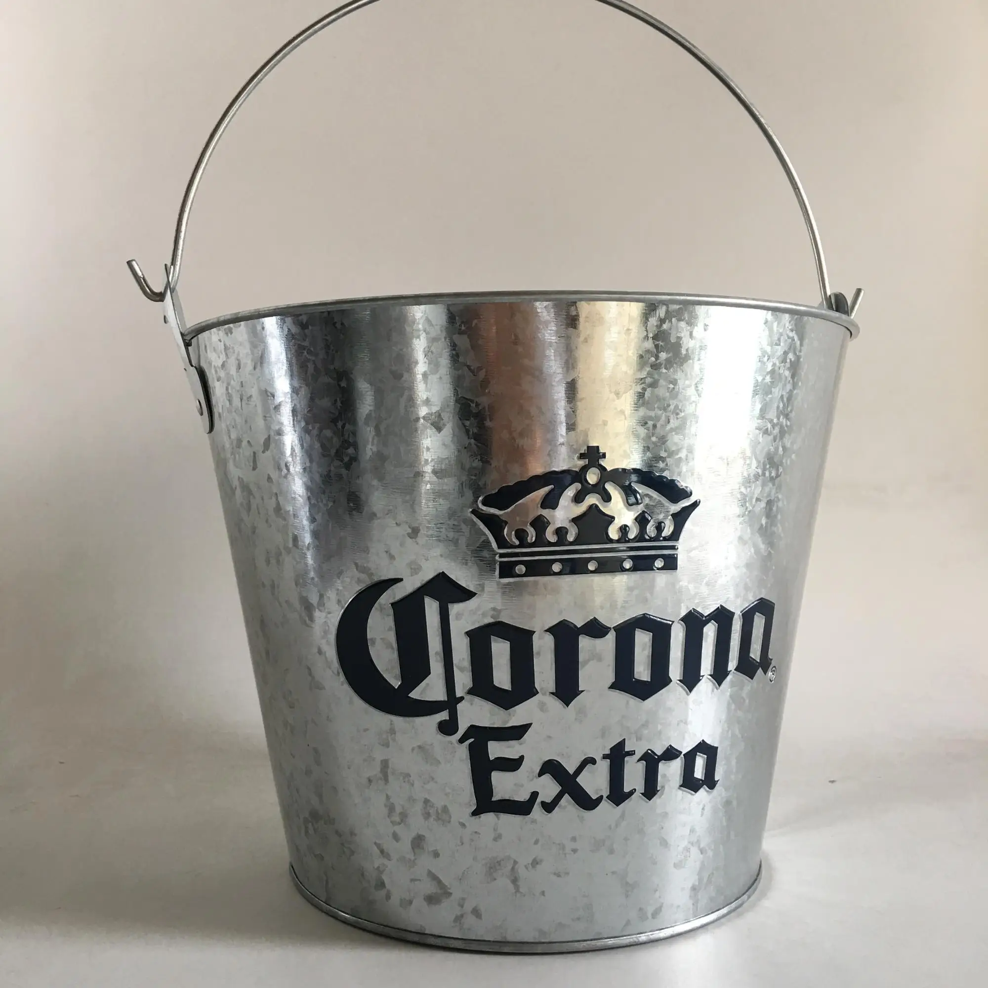 Corona Extra Metal Bucket With Bottle Opener Full Color Printing Logo