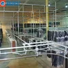 Electric clothes belt conveyor hanger made of metal / online casino uniforms software with washable laundry clothing RFID tags