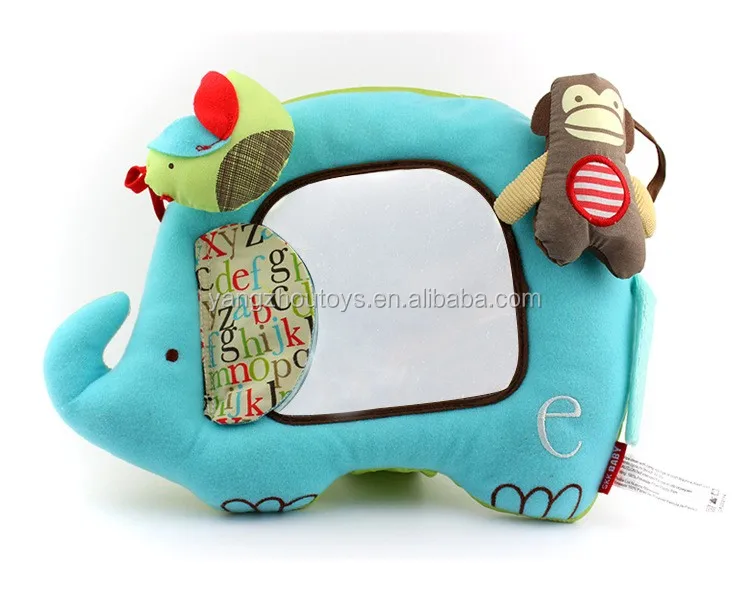 Hot Sale Plush Elephant Baby Safety Mirror Toy Not Glass Buy Baby