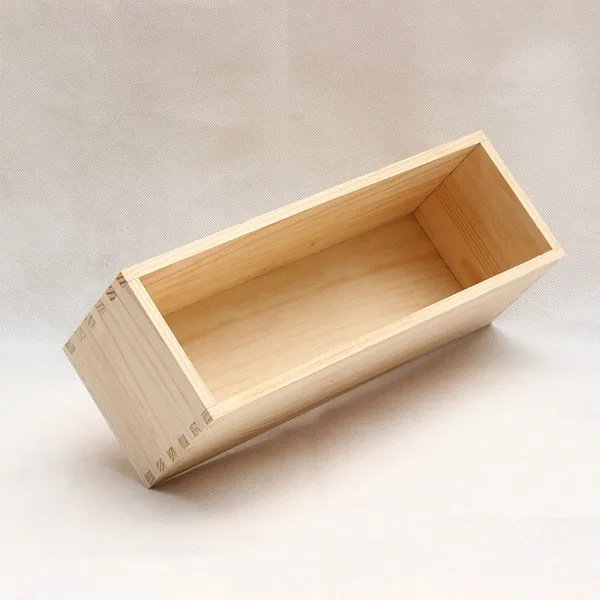 High Quality Ecofriend Pine Wooden Storage Box Wholesale Without Lid