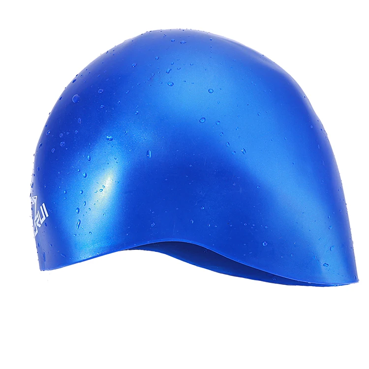 Factory Direct Sale Racing 3D Dome Silicone No resistance Swimming Cap for Competition