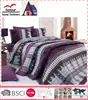 Hot sale Classic luxury purple fashion pattern Printing bedspread quilt sets