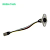 Male to female 9 Pin Mini Din Cable Assembly DIN with Panel