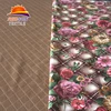 disperse printed polyester plain brushed bed sheet fabric for mattress home textile fabric with plain twill embossing