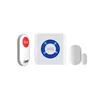 Smart Home Alarm Kit Wireless Panic Button System with Contact Sensor