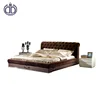 180*200 soft fabric king-size bedroom bed luxury Italian design bedroom furniture modern style bed