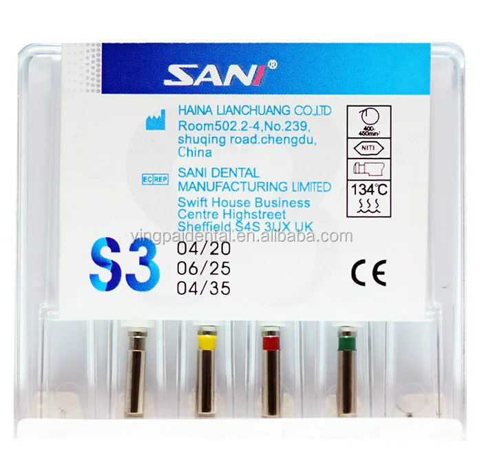 Niti S3 Dental Finishing Files Dental Endodontic File Buy Niti Files