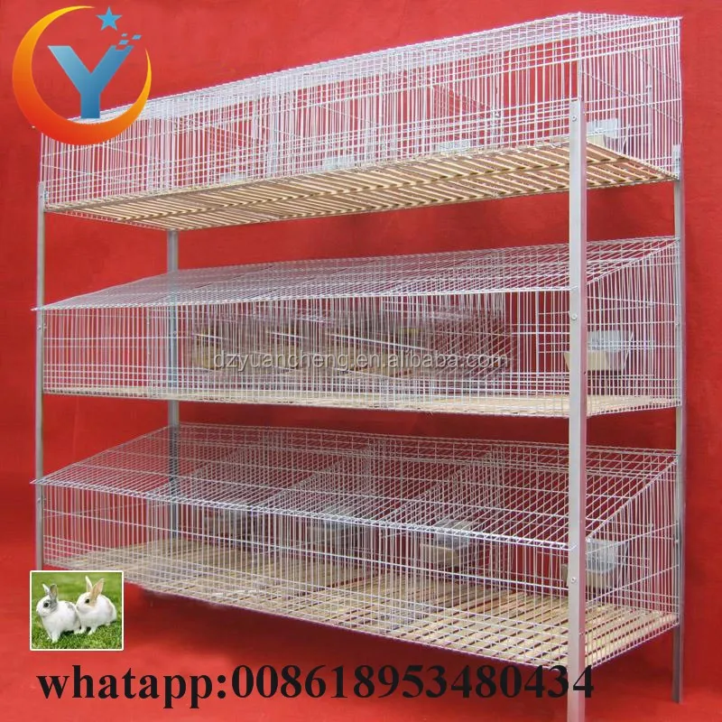 Galvanized Rabbit Cage Design And Cheap Commercial / Industrial Rabbit