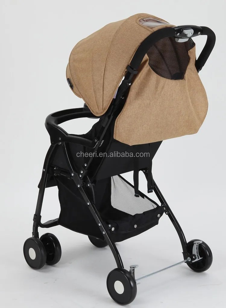 Light Weight Smart Korea Baby Stroller Design Easy One Minute 2 Steps Safe Fold Multifuctional