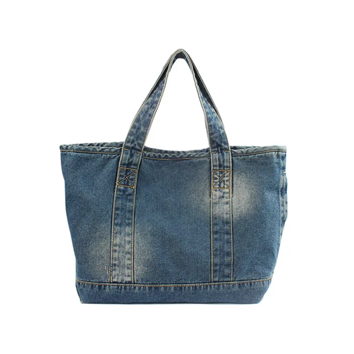 Factory Wholesale Denim Bag Oem Denim Shoulder Bags Denim Tote Bags