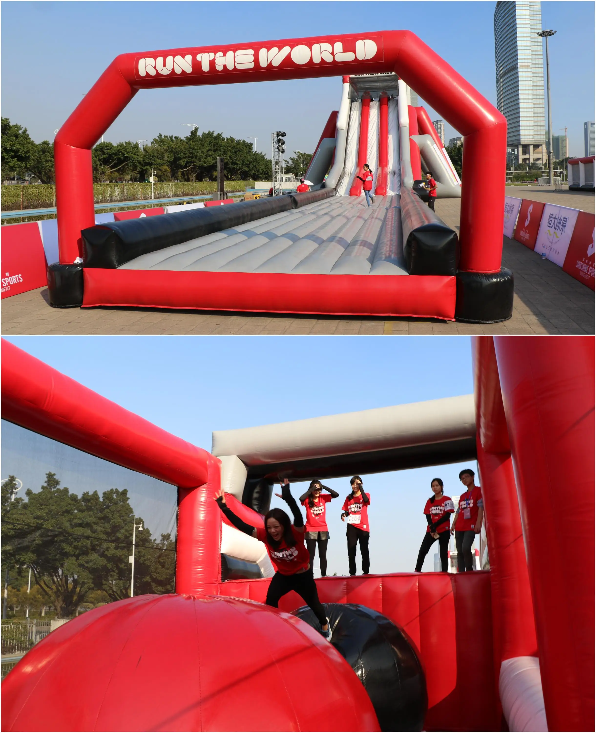 Top Inflatables 5k Obstacle Mattress Run,High Quality Inflatable 5k