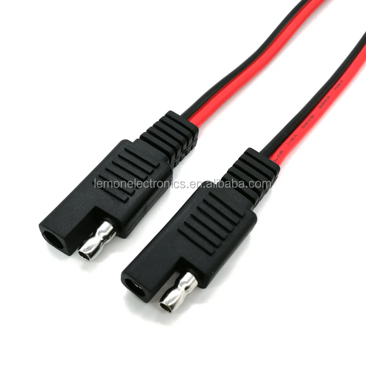 Разъем 2 pin. Разъем 18awg. 16awg кабель для удлинителя в авто. Кабель pin2 SAE. Кабель с разъемом SAE Pin 2.