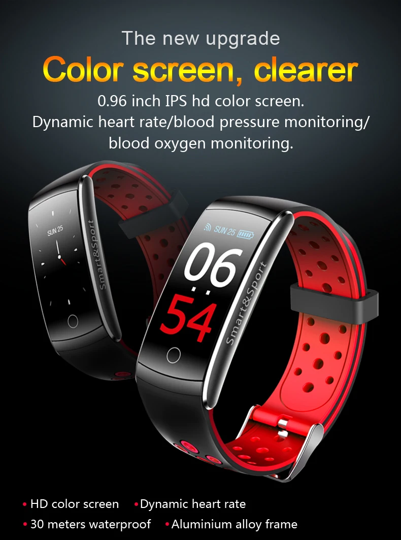 Z11 Smart Bracelet Heart Rate Monitor Ip68 Waterproof Bluetooth 4.0 Smart Wristband Fitness