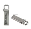 Promotion Gift Metal Hook USB Flash Drive Pendrive Memory Stick mini Pen Drive with custom logo