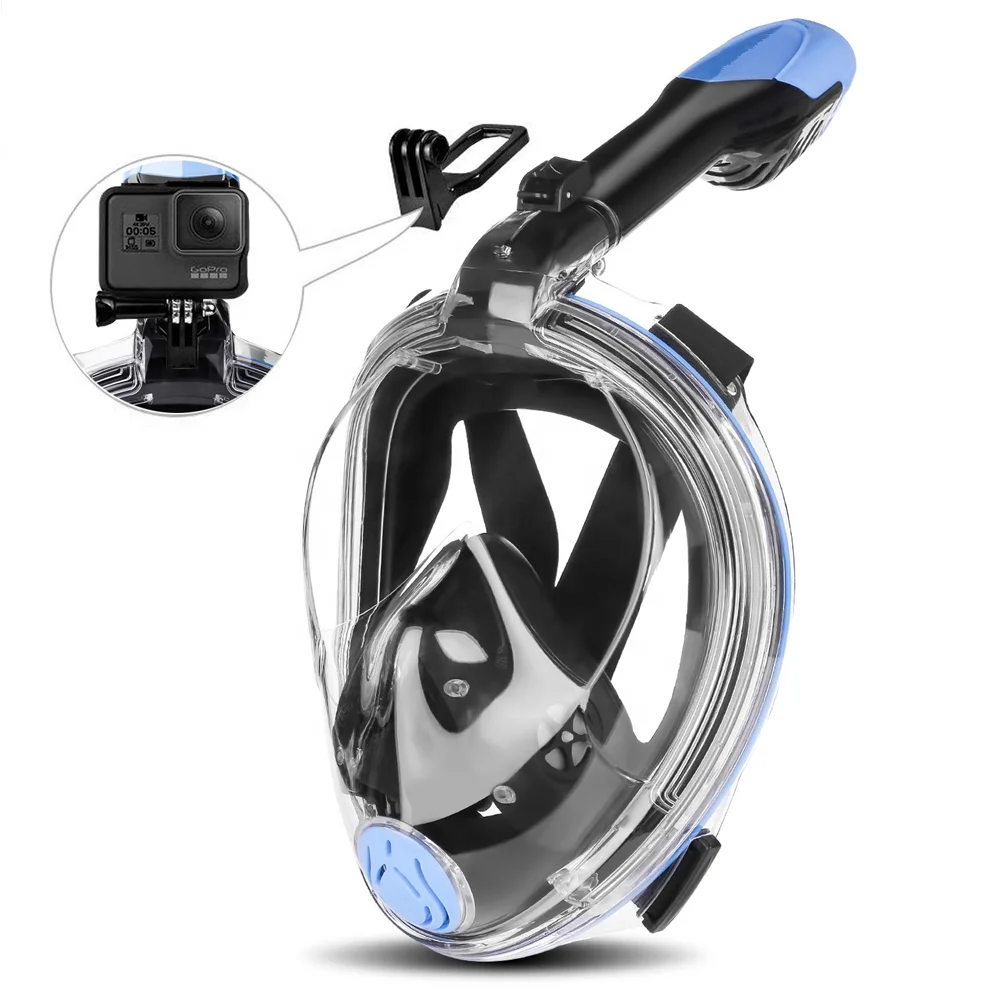 Full Face Snorkel Mask Head Sea Full Face Swimming Mask Diving Snorkel ...