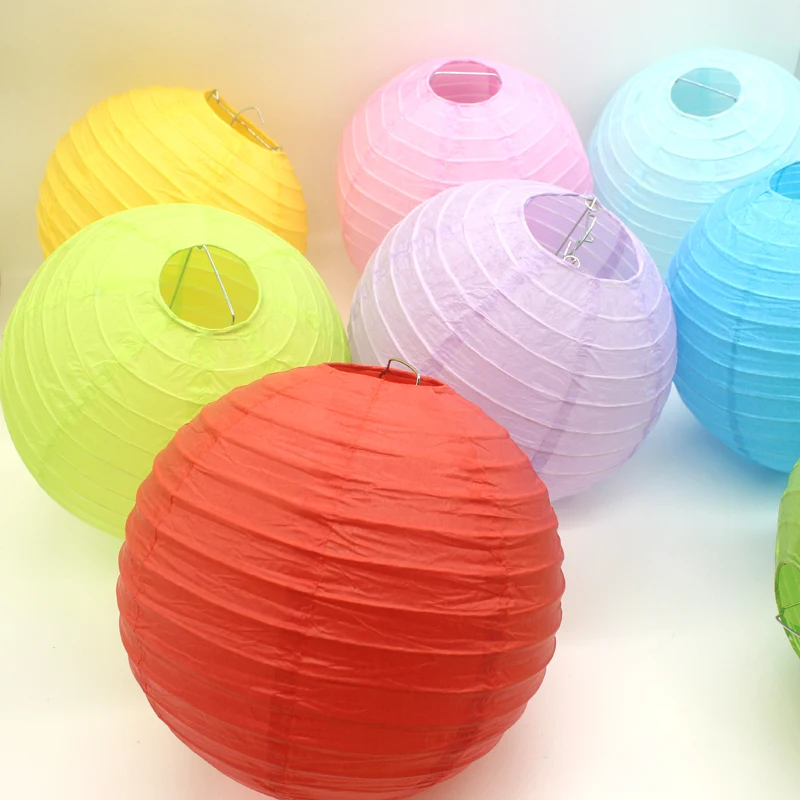 6/8/10/12/14 Inch Wholesale Cheap Hanging Wedding Birthday Round