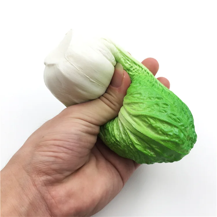 China Factory Supplier High Quality Soft Slow Rising With Good Smell Chinese Cabbage Vegetables Kids Squishy Toys