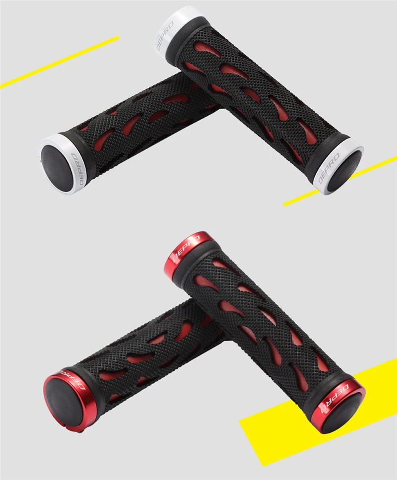 Depro Bilateral Locked Bike Grips Mtb Handle Cube Bicycle Handlebar Cover Mountain Cycling