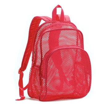 Girl School Mesh Backpack Bag,Lightweight Sheer Backpack Back Pack ...