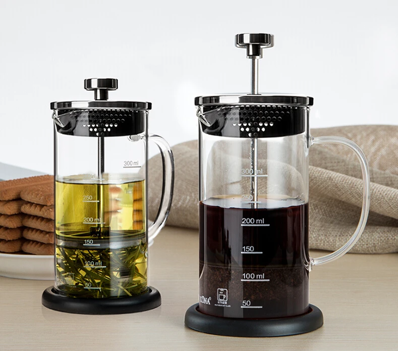 Hot Sale Tea & Coffee Maker French Press Pot With Scale Line Buy