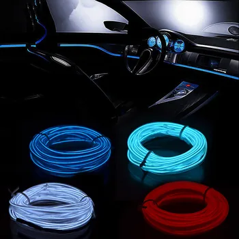 12 V Flexible Neon Light Glow El Draht Auto Innen Lichter Fur Dekorative Dash Bord Buy El Draht Auto Innen Lichter Product On Alibaba Com