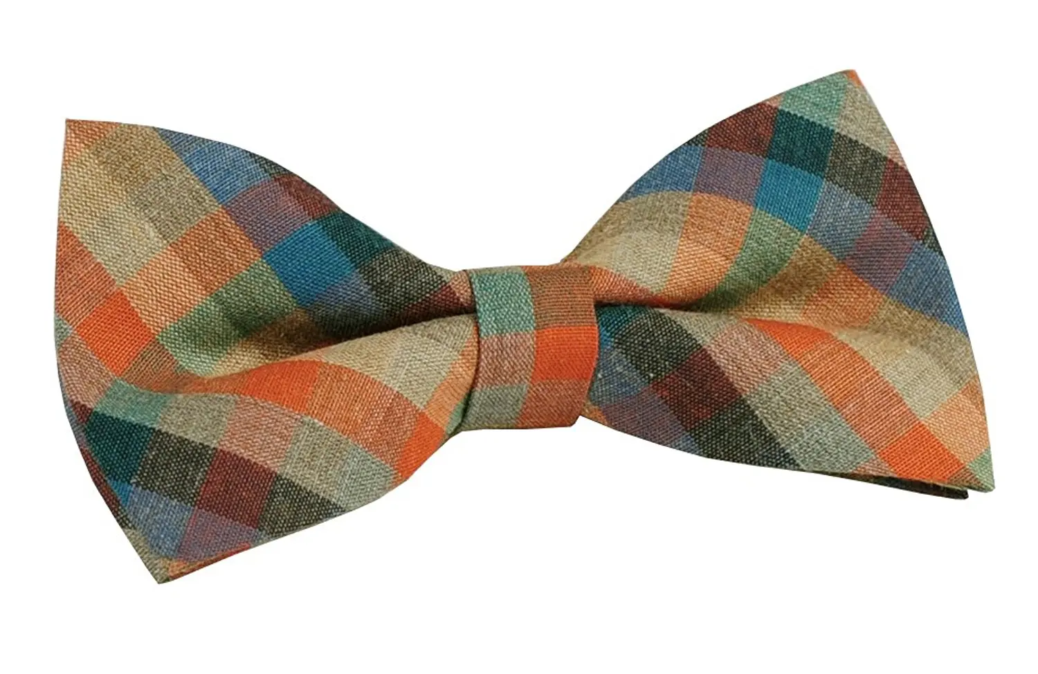 4.6x 2.3 ST34 Brand New Multi-color Plaid Cotton Tuxedo Bow tie for MENS -Various Colors