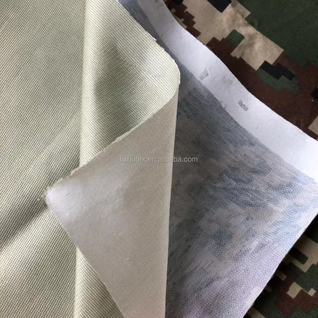 Dupont Teflon Dwr Waterproof Camouflage Printed Taslan Ptfe Membrane