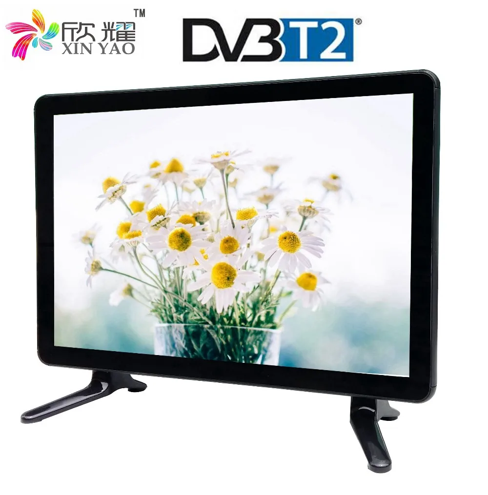Faible consommation 12 Volts DC lcd Tv 23 19 21 Pouce LED Tv moniteur